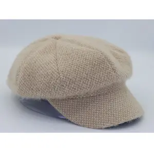 2024 mới Tước tấm Newsboy cap Beret hat cho phụ nữ phụ nữ thiếu niên ngoài trời đường phố ăn mặc giản dị