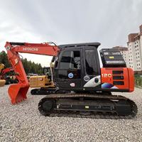 Excavatrice Hitachi ZAXIS120 d'occasion de haute qualité, 12 tonnes, hydraulique, sur chenilles, matériel de construction d'occasion