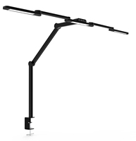 Lámpara de escritorio LED de protección ocular plegable creativa moderna con cuerpo de aluminio de abrazadera para habitaciones de lectura salas de estudio