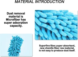 Sợi Nhỏ Mở rộng Tay Dusters, Có Thể Giặt Bụi Bàn Chải, Nghiêng Công Cụ Để Làm Sạch Máy Tính - Product Image 4
