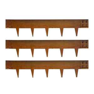 Rapport coût-performance élevé Construction simple Bordure de <span class=keywords><strong>jardin</strong></span> en acier Corten Weathering Bordure en acier pour de grandes surfaces - Product Image 2