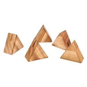 Triangular base business <b>card</b> display stand, solid wood business <b>card</b> display base, banquet <b>table</b> wooden business <b>card</b> holder - Product Image 5
