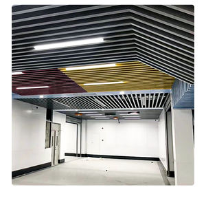 耐火クラスアルミニウム合金長方形の天井カスタムカラーホテル天井グリッド用防湿防止芸術デザイン - Product Image 3