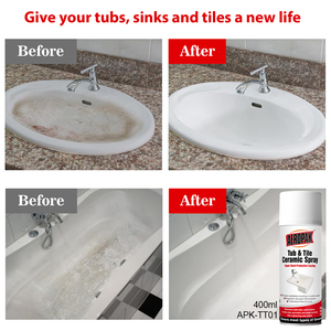 Aeropak 400ml Waterproofing <strong>Tub</strong> &amp; Tile Ceramic Spray <strong>Paint</strong> for Color Modification and Renovation of Bathtub and Sink - Product Image 3