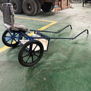 Chariot à chevaux mini marathon populaire à 2 roues, chariot sulky noir unique à 2 roues, calèche pour poney à vendre - Product Image 1