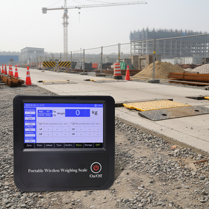 वायरलेस पोर्टेबल मोबाइल ट्रक एक्स्ल वजन पैमाने 8-40 टन ओएम डी सी रो प्रमाणीकरण - Product Image 1