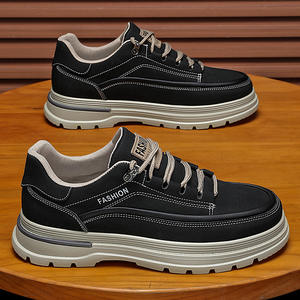 For Martin <b>Men's</b> New Construction Site <b>Work</b> <b>Boots</b> Non-Slip Wear-Resistant Thick-Soled Hiking Shoes - Product Image 2