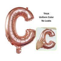Ballons géants de 32 pouces pour enfants, décoration de fête d'anniversaire, lettres de l'alphabet en aluminium Mylar, ballons en feuille d'aluminium