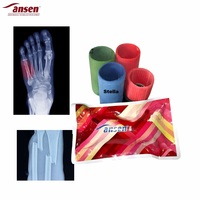 Bandage orthopédique anti-humidité, plâtre en polymère de fibre de verre à conception pour peau sèche, pour une utilisation prolongée