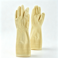 Gants ménagers 100% latex naturel - Résistants à l'eau et antidérapants