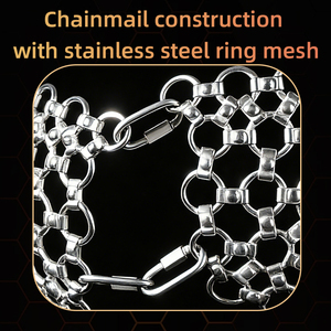 Soutien-gorge en maille métallique QKKQ pour femmes, style lingerie en maille, soutien-gorge médiéval en maille, soutien-gorge halter en maille - Product Image 6