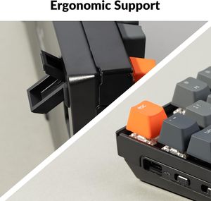 Clavier mécanique Keychron K8 MAX <span class=keywords><strong>TKL</strong></span>, interrupteur Gateron remplaçable à chaud, clavier sans fil rétroéclairé RGB pour Mac Windows Gaming Office - Product Image 3