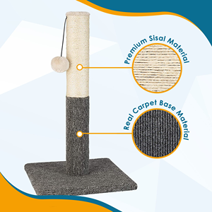 Kitty <b>Scratch</b> <b>Post</b> Sisal Cat Claw Scratcher Cat Scratching <b>Post</b> for Cats - Product Image 3