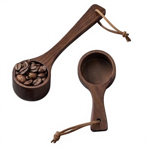 Cuillère à café en bois écologique avec long manche, cuillère doseuse réutilisable, finition miroir, capacité 10ml/20ml/30ml - Product Image 4