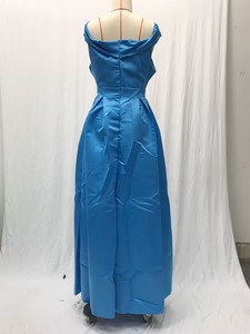 S-3XL donne Sexy scollo a V <span class=keywords><strong>lungo</strong></span> vestito da partito solido <span class=keywords><strong>elegante</strong></span> senza maniche vestito a fessura alta moda signora Off spalla pieghettato Maxi vestito V - Product Image 6