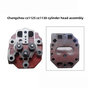Conjunto de Cabeza de Cilindro para Motor Diésel Monocilíndrico Changchai 1110, para Cosechadoras de 22-30 HP, <span class=keywords><strong>Yamei</strong></span> 32HP, Metálico - Product Image 3