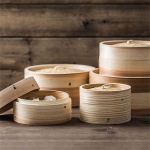 Juego de Cestas Vaporeras de Bambú Hechas a Mano, Ecológicas, Naturales y Sostenibles para una Cocina <span class=keywords><strong>Saludable</strong></span> - Product Image 6