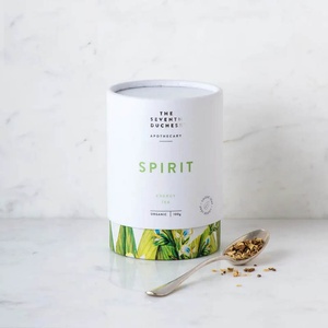 Tubos de Papel Biodegradables Personalizados para Café y Té con Tapa Metálica, Tubo de Papel de Grado Alimenticio para Envasado Interno - Product Image 3