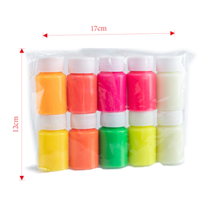 Nouvelle peinture <span class=keywords><strong>par</strong></span> numéros peinture lumineuse <span class=keywords><strong>Art</strong></span> peinture à l'huile numéros Kit couleur brillante Pigment 30g peintures acryliques écologiques sûres - Product Image 5