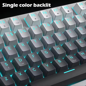 90% Full Size 94 Keys Hot Swappable Outemu Blue Red Switch PBT Keycaps ><b>7</b>-RGB Backlit Mechanical Anti-Ghosting Gaming Keyboard - Product Image 3