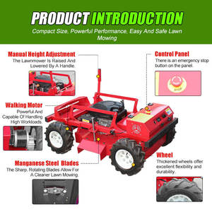 <span class=keywords><strong>Tondeuse</strong></span> à gazon à <span class=keywords><strong>lame</strong></span> en acier à grande surface, version haute puissance améliorée, machine de coupe à rayon de braquage nul, tracteur à gazon, moteur 4 temps - Product Image 6