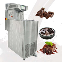 OCEAN Entièrement Automatique Bonbon Chocolat Fondu Températeur 60l Lot Continue Chocolat Tremper Machine