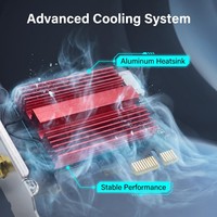 TISHRIC Yeni WiFi 6E PCIE 1X Ağ Kartı AX210 Üç Bantlı 2.4/5/6GHz Kablosuz Gigabit Adaptör 802.11AC BT5.4 Masaüstü Win10/11 için
