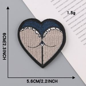 Custom Special Design Black Humor Subject Embroidery Patch for Clothes - Product Image 5