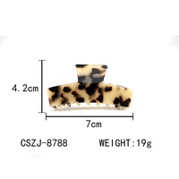 CANYUAN pince à cheveux en acétate écaille de tortue pour femmes élégant luxe Haarklammer Yin Yang mini pince à cheveux pour cheveux épais