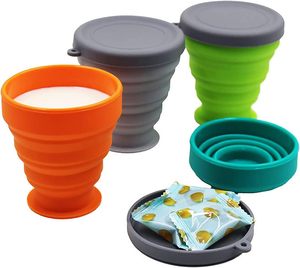 Gobelet pliable en silicone de qualité alimentaire, tasse de voyage portable résistante aux hautes températures pour l'extérieur - Product Image 4