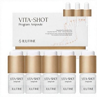 Ampoule Liquide Éclaircissante et Blanchissante à la Vitamine C Stabilisée et à l'Acide Hyaluronique pour le Visage, Unifie le Teint, Éclat Rapide, Absorption Rapide, OEM/ODM