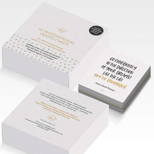 การ์ดสร้างแรงบันดาลใจที่ไม่เหมือนใคร<span class=keywords><strong>63</strong></span>ใบการ์ดให้กำลังใจพร้อมคำพูดที่สร้างแรงบันดาลใจโบนัสสร้างแรงบันดาลใจ - Product Image 6