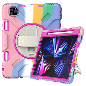 Custom Logo New 360 Full Cover <strong>Robot</strong> Heavy Duty <strong>Defender</strong> Shockproof Kids Stand Tablet <strong>Case</strong> for Ipad Pro 11 Inch - Product Image 1
