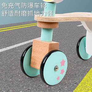 Mini <span class=keywords><strong>Tricycle</strong></span> en <span class=keywords><strong>bois</strong></span> pour enfants de 10 cm, licorne, équitation, vélo de course, développement de l'équilibre, jouet pour tout-petits - Product Image 5