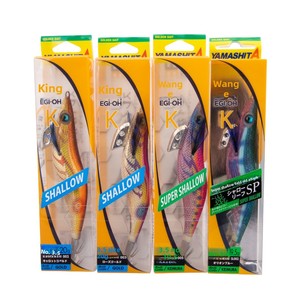 Japon YAMASHITA Leurre Artificiel Lumineux à Coulée Lente en Forme de Crevette Réfléchissante Série EGI-OH-K pour la Pêche <span class=keywords><strong>au</strong></span> Calamar et <span class=keywords><strong>au</strong></span> Seiche, Appât Vivant avec Hameçons - Product Image 1