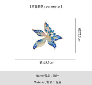 Exquisite Silver Plated Orchid Brooches Crystal Rhinestone Elegant Temperament <b>Wedding</b> Coat <b>Accessories</b> for Women Gift - Product Image 6