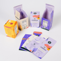 Boîte d'emballage en papier avec logo recyclable personnalisable pour les marques de beauté durables