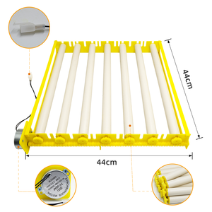 Bandeja para Huevos de Gallina de 48-78 Huevos, Volteador Automático de Huevos con Rodillo, Incubadora de Plástico - Product Image 4