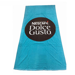 Meilleure vente impression personnalisée 100% coton Fitness <span class=keywords><strong>Oshibori</strong></span> serviette de plage surdimensionnée avec Logo - Product Image 1