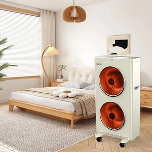 Chauffage infrarouge portable <span class=keywords><strong>2000W</strong></span>, <span class=keywords><strong>radiateur</strong></span> électrique silencieux avec télécommande pour la maison, pour rester au chaud - Product Image 2