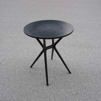 Mesa Redonda Plegable de Plástico con Base en Forma de X, Diseño Moderno, Mueble Portátil y Resistente para Exteriores, Cocina, Comedor, Escuela y Cafetería