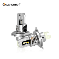 Ampoules de phare LED H4 directes d'usine 60W 5600LM IP65 étanches OEM ODM Logo personnalisé Fabricant d'ampoules de phare de voiture LUXFIGHTER