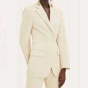 Venta caliente Lady Virgin Wool blazer Couture Gabardine Suit Jacket - Product Image 1