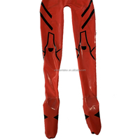 Costume de Cosplay EVA en Latex, Costume personnalisé de Catsuit de Zentai de Latex, Costume de dessin animé japonais unisexe en caoutchouc de Zentai
