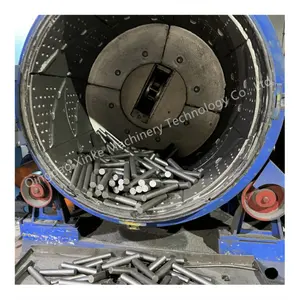 Machine automatique de grenaillage de roue d'alliage pour nettoyer la machine rotatoire de grenaillage de baril en métal