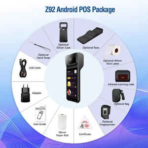 Caisse enregistreuse portable tactile Android NFC Z92, terminal de point de vente mobile pour la vente au détail - Product Image 3
