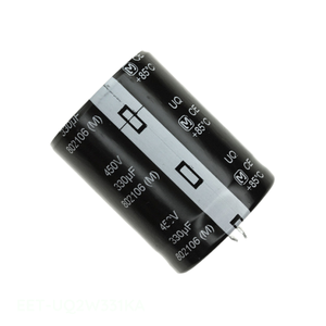 Condensateur à montage traversant EET-UQ2W331KA 330uF 20% 450V SNAP TH en aluminium, canal fabricant - Product Image 1