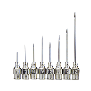 Aiguilles de vaccination réutilisables pour la volaille <span class=keywords><strong>Seringues</strong></span> vétérinaires en métal 12G-20G fabriquées en acier inoxydable pour une utilisation durable - Product Image 3