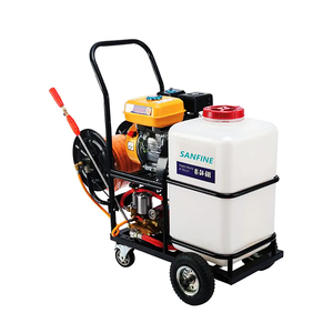 Pulverizador a Gasolina de Empuje Manual, Conveniente Carro de Riego Agrícola, Lavadora a Presión, Máquina de Jardín a Gasolina - Product Image 4