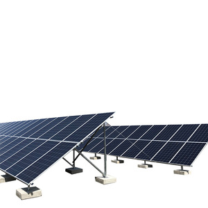 Système d'énergie solaire 3 kW monocristallin à montage au sol avec contrôleur MPPT commercial - Product Image 1